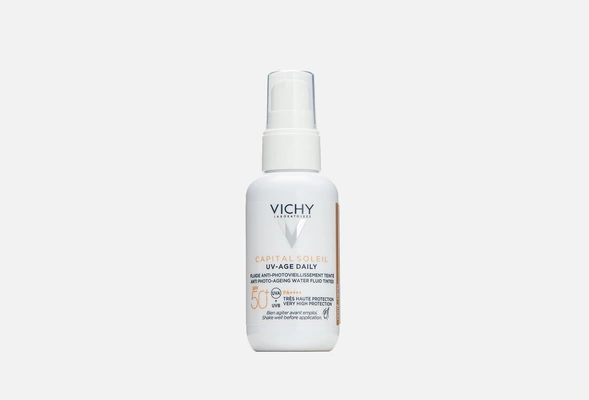 Тонирующий солнцезащитный флюид SPF50+ VICHY