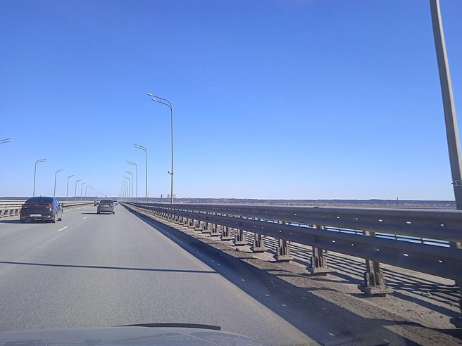 На Президентском мосту в Ульяновске введут сезонное ограничение скорости | Источник: Дмитрий Сильнов / 173. RU