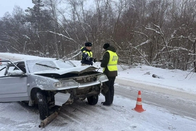Столкновение на Полевском тракте повредило Lada и кроссовер