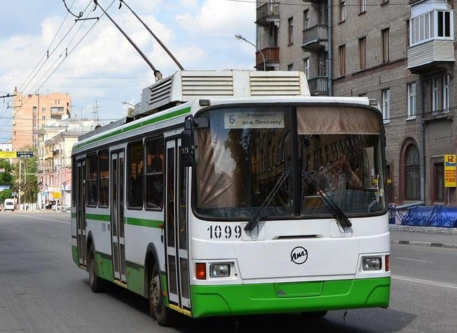 В Рязани временно изменился маршрут троллейбуса №6 | ya62.ru