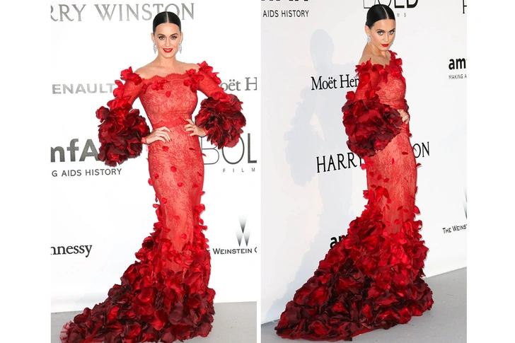 Кэти Перри на благотворительном вечере amfAR  | Источник: gettyimages.com