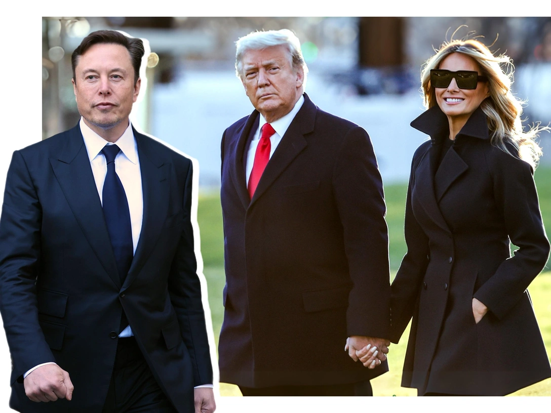 Он, она и Илон Маск: что происходит между четой Трампов и предпринимателем-миллиардером | marieclaire.ru