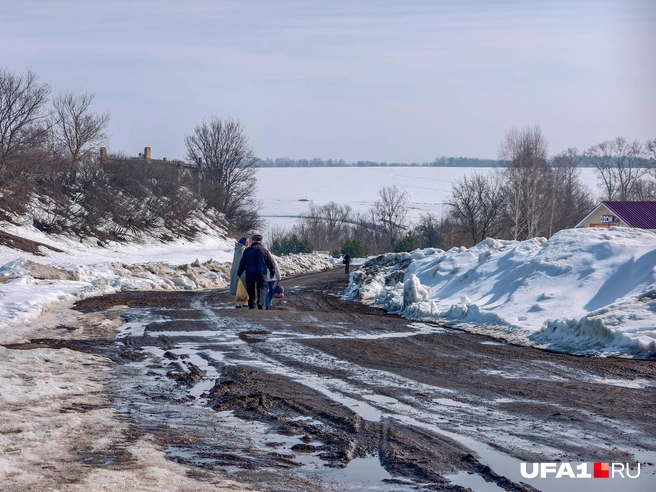 Приехали и быстрым шагом исчезли в деревне | Источник: Булат Салихов / UFA1.RU