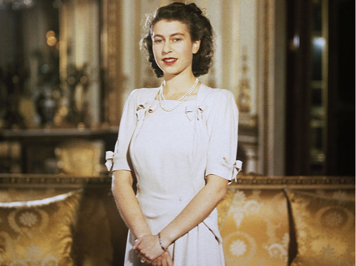 Елизавета II в день помолвки, 9 июля 1947 год