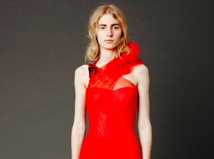 50 оттенков алого: свадебные платья Vera Wang