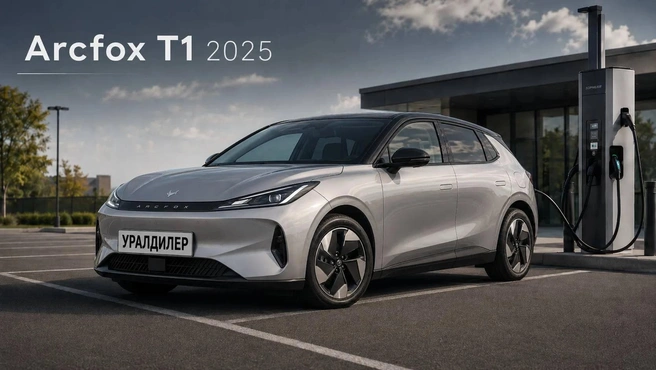 Arcfox T1&nbsp;2025&nbsp;— от 1&nbsp;570&nbsp;000 | Источник: «Уралдилер.рф»