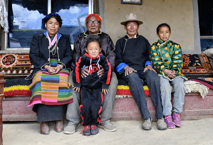 воспитание детей на Тибете