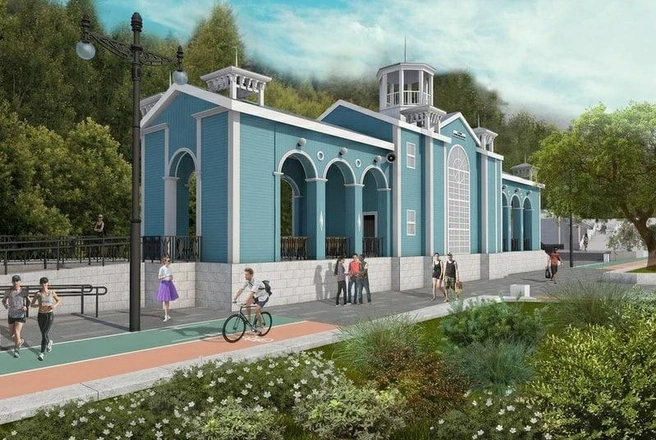 Исторический облик зданию станции «Комсомольская» вернут к лету 2022 года | Источник: telegram-канал «Новости ЮУЖД»