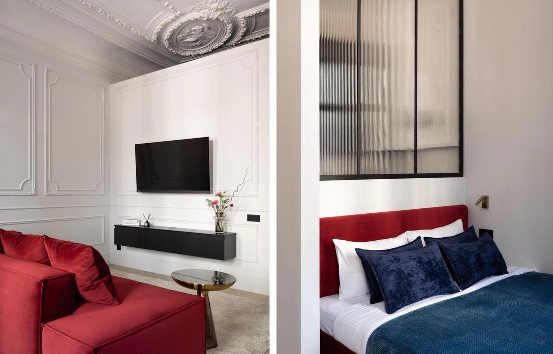 Роскошная лепнина и стены не до потолка: смотрим квартиру 41 м² в старом фонде Санкт-Петербурга | Источник: Александра Дуброва