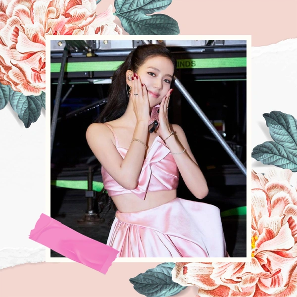 Джису из BLACKPINK показала милый образ нежно-розового цвета на лето 2025 | Источник: theGirl, freepik