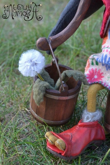 А сколько деталей! | Источник: Авторские куклы Альбины Глумовой / Vk.com