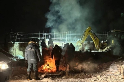 Ремонт теплотрассы в Атамановке после аварии 30 декабря