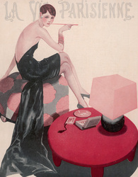Иллюстрация Жоржа Леоннека к журналу «Парижская жизнь», 1926 год