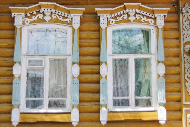 Елецкие «кружевные» наличники на одном из жилых домов | Источник: Александр Карасев / vk.com/karasew01