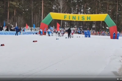 Вадинские лыжники на губернаторской эстафете