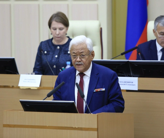 Вильям Очиров | Источник: Василий Кононов / пресс-служба Госсобрания Ил Тумэн