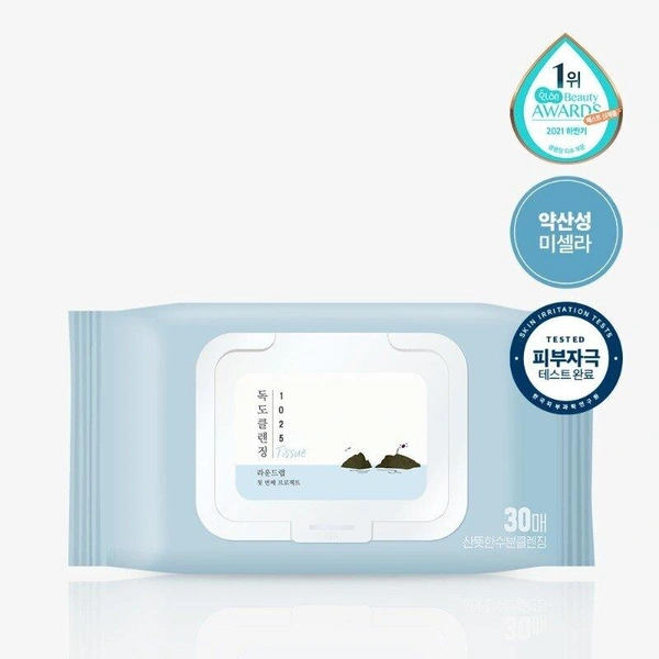 Очищающие салфетки 1025 Dokdo Cleansing Tissue