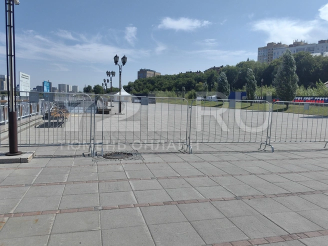 Власти закрыли даже ту территорию, где еще сухо. Это меры на опережения | Источник: Павел Красоткин / 72.RU