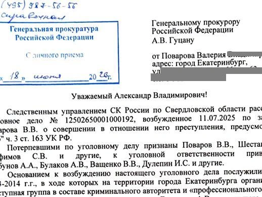 По делу проходят еще как минимум три потерпевших, помимо Поварова. | Источник: читатель E1.RU
