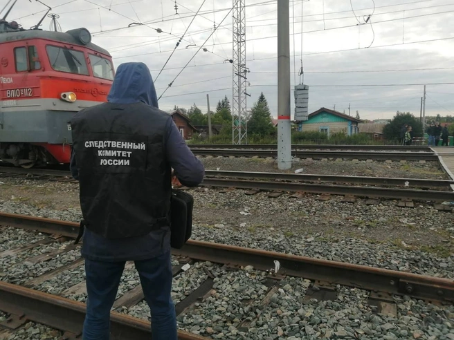 По всей видимости, мальчик растерялся при приближении поезда | Источник: Центральное МСУТ СКР / Telegram