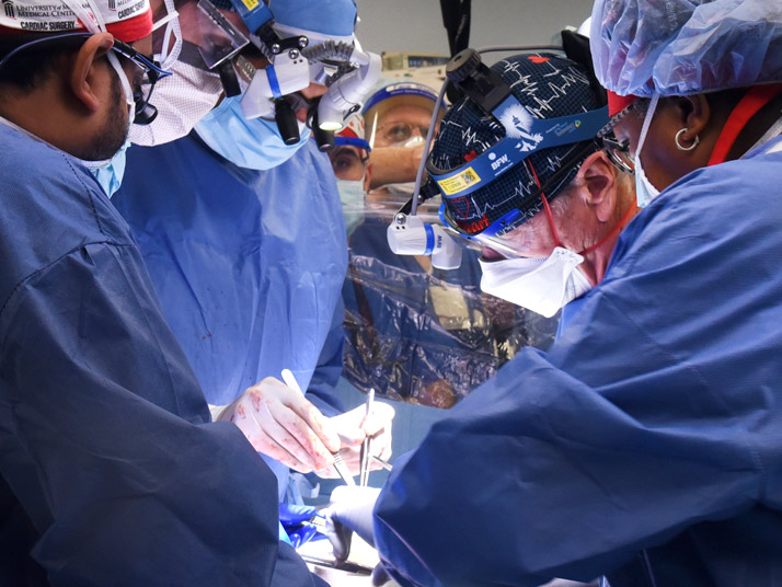 Фото №1 - Хирурги из США пересадили человеку сердце генномодифицированной свиньи