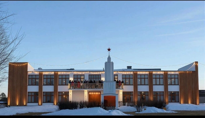 Жители подготовили даже эскиз, как можно было бы восстановить здание  | Источник: Читатель 45.RU