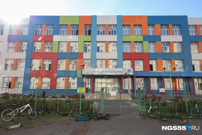 В местной школе больше всего детей в городе | Источник: Евгений Софийчук / NGS55.RU