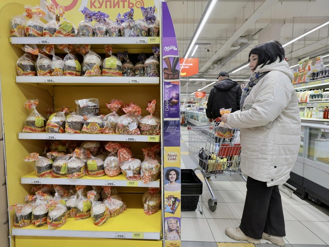Стоимость 100-граммового кулича начинается от 39,90 рубля. | Источник: Наталья Лапцевич