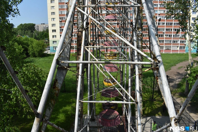 Высота колеса — 27,5 метра | Источник: Рихарда Лем/ NGS.RU