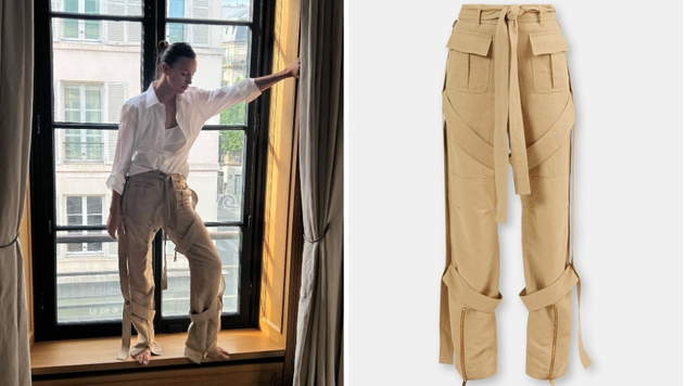 Ирина Шейк нашла безупречные брюки-карго на каждый день