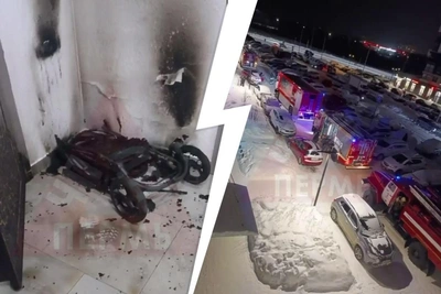 Arson in Perm: ex-boyfriend burns door and baby stroller