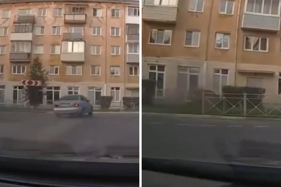 Nissan на скорости влетел в жилой дом в Северодвинске