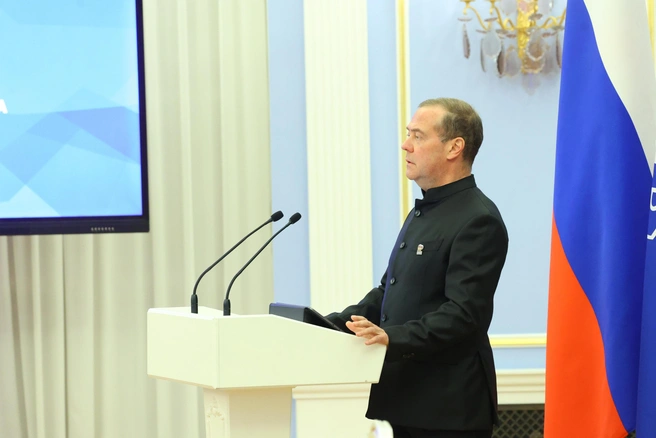 Председатель «Единой России» Дмитрий Медведев | Источник: «Единая Россия»