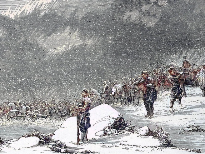 Британские солдаты в период Крымской войны. Гравюра, 1855 | Источник: Legion Media