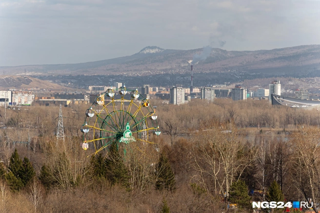 Парк закрыт на реконструкцию | Источник: Мария Ленц / NGS24.RU