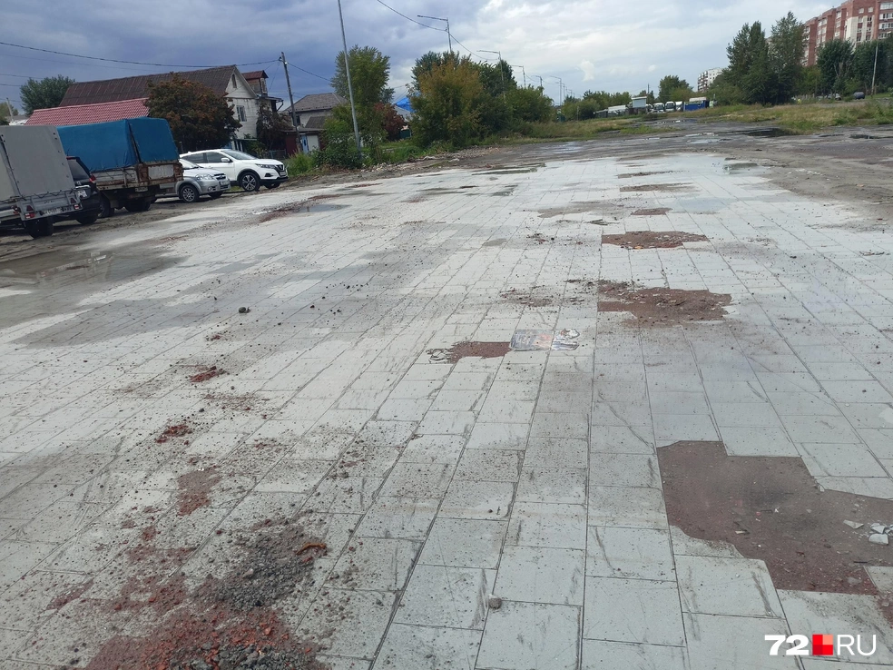 Всё, что осталось от легендарного рынка | Источник: читатель 72.RU
