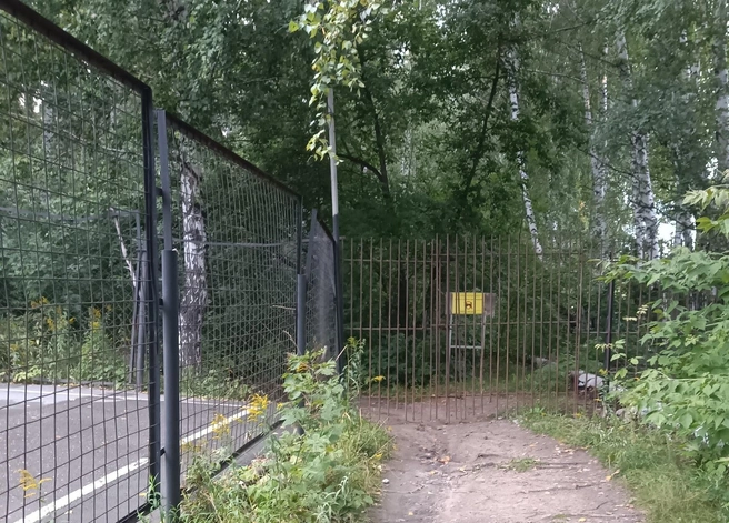 Забор перегородил народную тропу в самом ее начале | Источник: Елена Скачкова