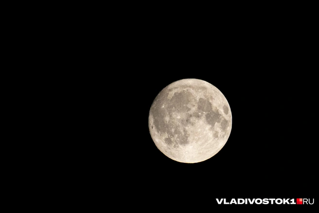 5 ноября Луна будет больше и ярче обычного | Источник: Елена Буйвол / VLADIVOSTOK1.RU