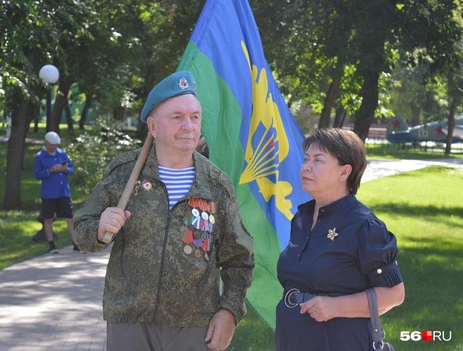 Ветеран ВДВ с боевыми наградами | Источник: Анастасия Баринова / 56.RU