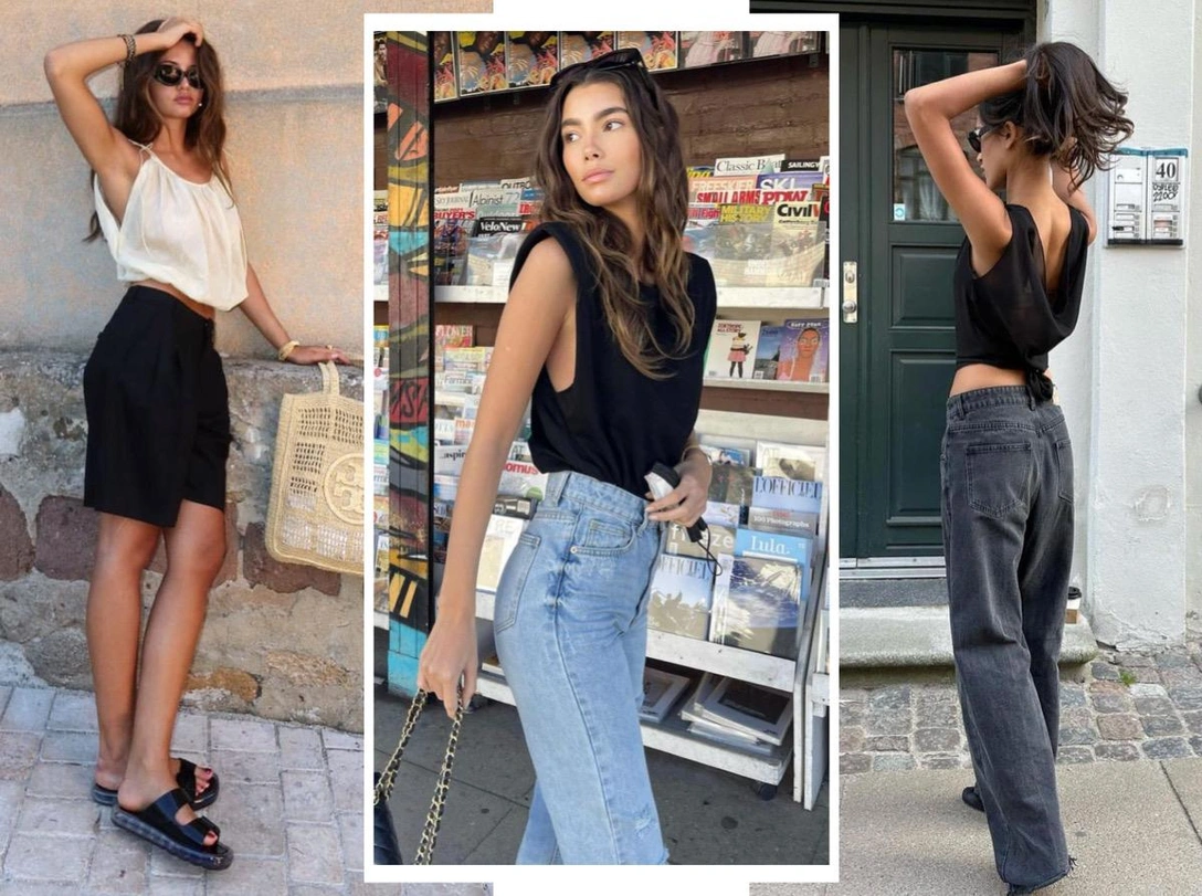 Как стильно заправить футболку: 4 приема, которые сделают ваш образ модным и дорогим | marieclaire.ru