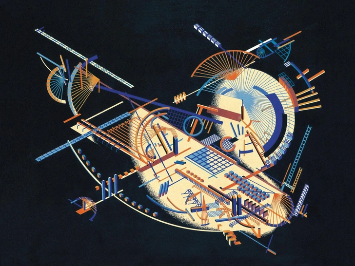 Архитектурная фантазия № 95 из цикла Архитектурные фантазии, 1929 — 1932, Российский государственный архив литературы и искусства