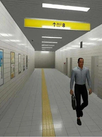 Источник: кадр из игры «The Exit 8», Kotake Create, 2023 год