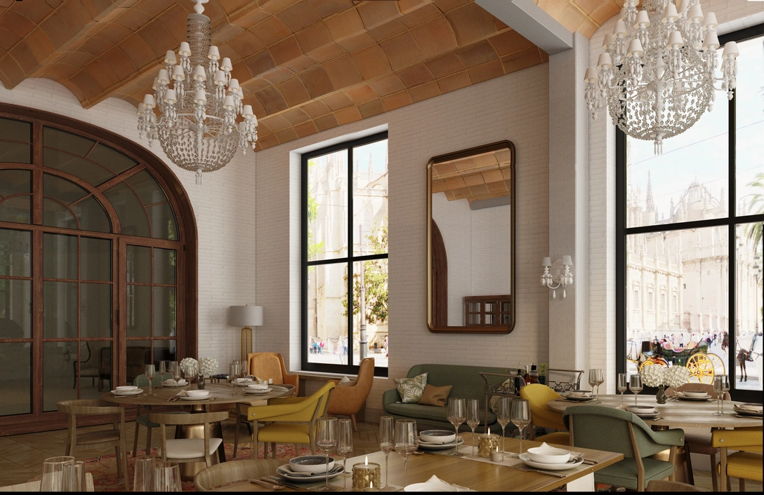 Тамара Трусова, дизайн-концепция испанского ресторана. | mcmaison.ru