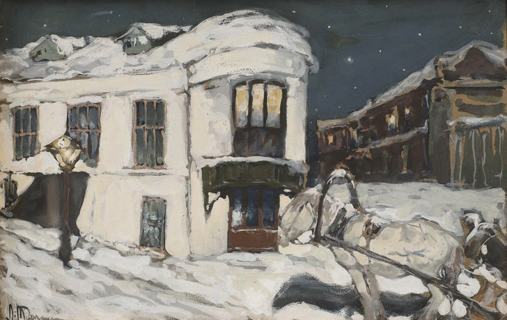 Леонард Туржанский. «Москва. Самотека». 1910–1915. Музей русского импрессионизма | Источник: пресс-служба выставки