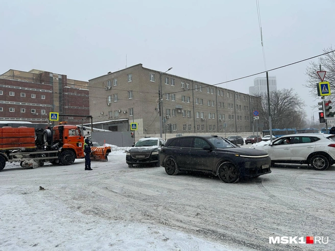 Движение в 1-м Магистральном тупике перекрыли | Источник: Римма Багдасарян / MSK1.RU