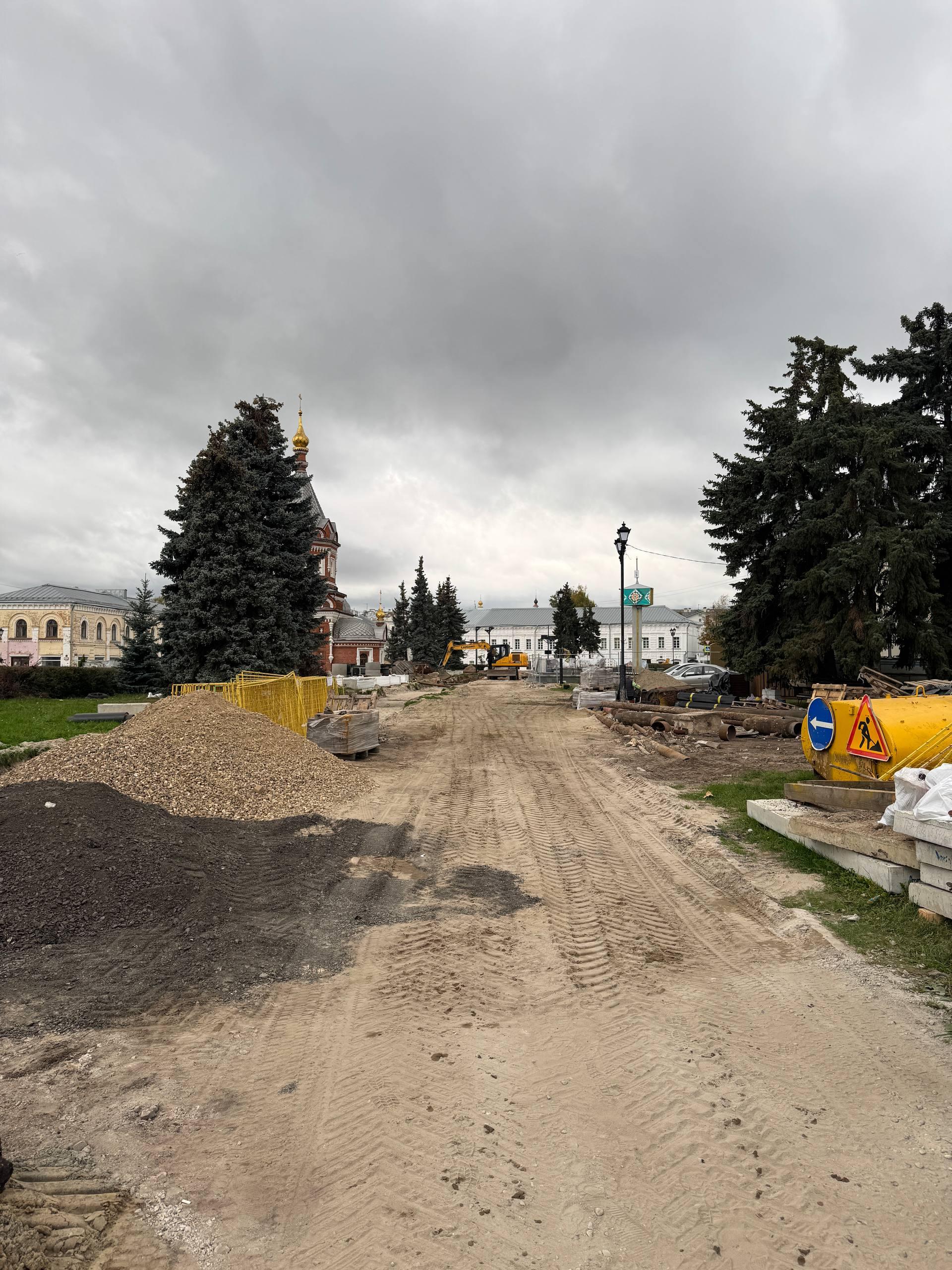 В Ярославле приступили к обустройству еще одного участка пешеходной зоны — фото