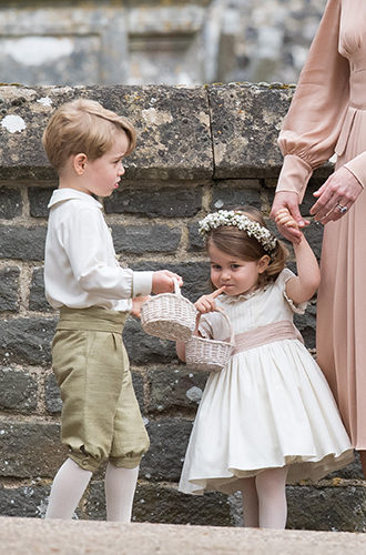 Фото №11 - Принцесса Шарлотта и принц Джордж на свадьбе Пиппы Миддлтон (фото)
