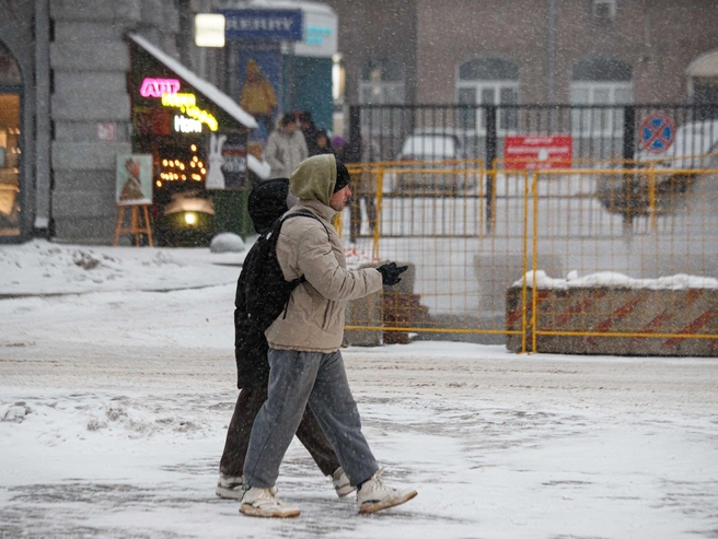 В отдельных частях города ветер дул со скоростью до 25 м/с | Источник: Андрей Бортко / NGS.RU