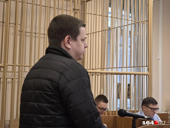 «Безопасник» из «Пятерочки» | Источник: Семен Коротов-Майбах / 164.RU