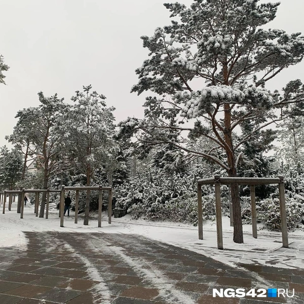 Сегодня коммунальщикам работы прибавилось | Источник: Татьяна Ирискина / NGS42.RU